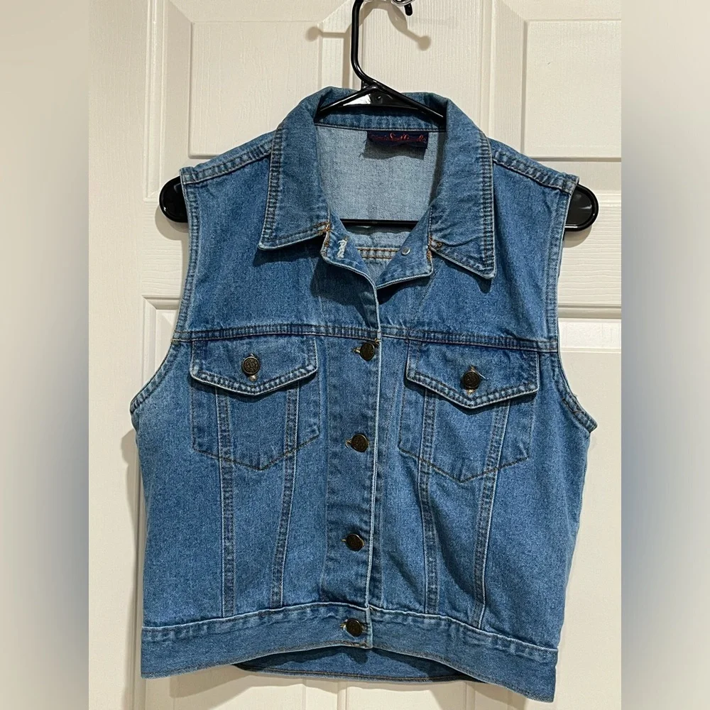 Giorgio Sant Angelo sleeveless denim